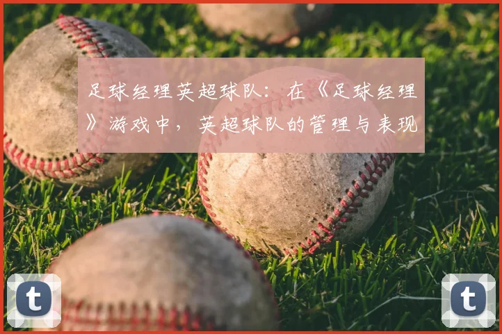 足球经理英超球队:在《足球经理》游戏中,英超球队的管理与表现